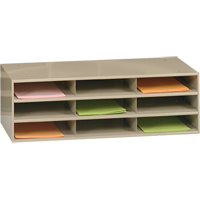 Organisateurs de donn&eacute;es, Stationnaire, 9 fentes, Acier, 33-3/4" la x 11-5/8" p x 10-3/4" h Air Extreme Inc.