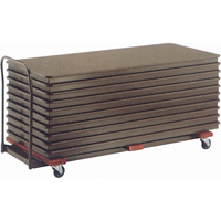 Flat Stacking Table Caddies, 97.5" W x 31.25" D x 36.25" H Air Extreme Inc.