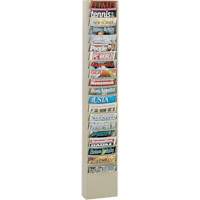 Porte-documents, Mural, 20 fentes, Acier, 9-3/4" la x 4-1/8" p x 58" h Air Extreme Inc.