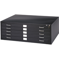 Steel Plan Files, 5 Drawers, 40-3/8" W x 29-3/8" D x 16-1/2" H Air Extreme Inc.