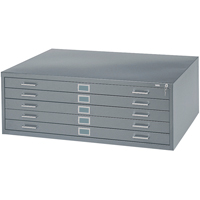 Steel Plan Files, 5 Drawers, 40-3/8" W x 29-3/8" D x 16-1/2" H Air Extreme Inc.