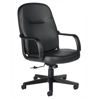 Fauteuil de bureau, Cuir, Noir Air Extreme Inc.
