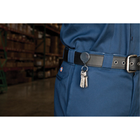 Anneaux &agrave; cl&eacute;s r&eacute;tractables Mini-Bak, Plastique, C&acirc;ble 36", Fixation Agrafe de ceinture Air Extreme Inc.