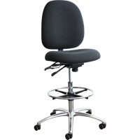ESD (Electrostatic Dissipative) Shoptech Seating, Fabric, Blue, 275 lbs. Capacity Air Extreme Inc.