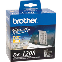 DK Series Address Labels, 1-1/2" W x 3-1/2" L, White Air Extreme Inc.