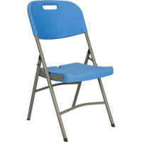 Chaise pliante, Poly&eacute;thyl&egrave;ne, Bleu, Capacit&eacute; 350 lb Air Extreme Inc.