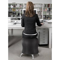 Zenergy Ball Chair, Vinyl, Black, 250 lbs. Capacity Air Extreme Inc.