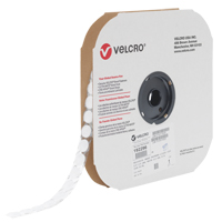 Attache Velcoin, Boucle, 3/4" dia., Adh&eacute;sif, Blanc Air Extreme Inc.
