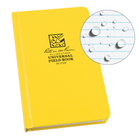 Bound Book, Hard Cover, Yellow, 160 Pages, 4-5/8" W x 7-1/4" L Air Extreme Inc.