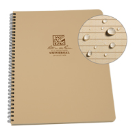 Side-Spiral Notebook, Soft Cover, Tan, 64 Pages, 4-5/8" W x 7" L Air Extreme Inc.