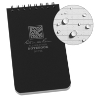 Pocket Top-Spiral Notebook, Soft Cover, Black, 100 Pages, 3" W x 5" L Air Extreme Inc.