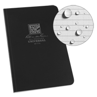 Livre reli&eacute; Field-Flex, Couverture souple, Noir, 128 Pages, 4-5/8" , 7-1/4"  Air Extreme Inc.