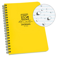 Carnet de notes de poche &agrave; spirale lat&eacute;rale, Couverture souple, Jaune, 64 Pages, 4-5/8" , 7"  Air Extreme Inc.