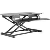 Goya Sit-Stand Workstation, Desktop Unit, 22" H x 31-1/2" W x 24" D, Black Air Extreme Inc.