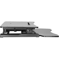 Goya Sit-Stand Workstation, Desktop Unit, 22" H x 31-1/2" W x 24" D, Black Air Extreme Inc.