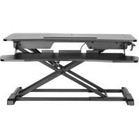 Goya Sit-Stand Workstation, Desktop Unit, 22" H x 31-1/2" W x 24" D, Black Air Extreme Inc.