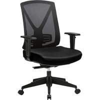 Activ Series Premium Synchro-Tilt Adjustable Chair, Fabric/Mesh, Black, 275 lbs. Capacity Air Extreme Inc.