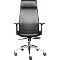 Activ Series High Back Executive Chair, Polyurethane/Vinyl, Black, 275 lbs. Capacity Air Extreme Inc.