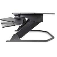 Goya Sit-Stand Corner Work Station, Desktop Unit, 20" H x 42" W x 37-4/5" D, Black Air Extreme Inc.
