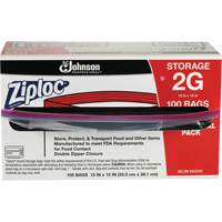 Sacs d'entreposage alimentaire &agrave; double fermeture &agrave; glissi&egrave;re de Ziploc Air Extreme Inc.