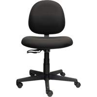 Chaise de travail &agrave; dossier bas Aspen, Tissu, Noir, Capacit&eacute; 275 lb Air Extreme Inc.
