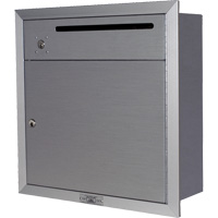 Boîte de collecte en retrait, Fixation Mural, 12-3/4" x 16-3/8", 2 portes, Aluminium Air Extreme Inc.