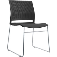Chaises empilables, Polypropyl&egrave;ne, Hauteur 32-3/8", Capacit&eacute; 250 lb, Noir Air Extreme Inc.