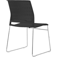 Chaises empilables, Polypropyl&egrave;ne, Hauteur 32-3/8", Capacit&eacute; 250 lb, Noir Air Extreme Inc.