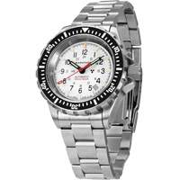 Grande montre automatique de plong&eacute;e &eacute;dition arctique GSAR avec bracelet en acier inoxydable, Num&eacute;rique, &agrave; piles, 41 mm, Argent Air Extreme Inc.