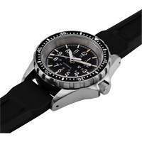 Montre Steel Navigator avec date sur ensemble bracelet en caoutchouc noir de trois morceaux, Num&eacute;rique, &agrave; piles, 36 mm, Noir Air Extreme Inc.