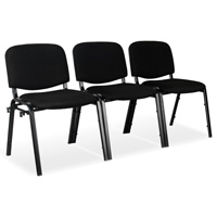 Chaises empilables, Tissu, Hauteur 32", Capacit&eacute; 250 lb, Noir Air Extreme Inc.