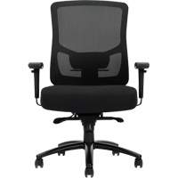 Chaise &agrave; dossier haut avec m&eacute;canisme &agrave; basculement synchronis&eacute; robuste Raven 400, Mailles, Noir, Capacit&eacute; 400 lb Air Extreme Inc.