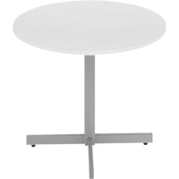 Table ronde &agrave; hauteur r&eacute;glable Newland, 36" lo x 36" la x 29" h, Dessus de 1", Stratifi&eacute;/Polypropyl&egrave;ne, Blanc Air Extreme Inc.
