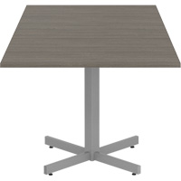 Table carr&eacute;e &agrave; hauteur r&eacute;glable Newland, 36" lo x 36" la x 29" h, Dessus de 1", Stratifi&eacute;, Brun Air Extreme Inc.