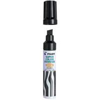 Refillable Super Colour Permanent Marker, Chisel, Black Air Extreme Inc.