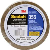 Ruban d'emballage Scotch 355, Adh&eacute;sif Thermofusible, 3,4 mils, 48 mm (1-22/25") x 50 m (164') Air Extreme Inc.