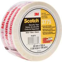 Ruban d'emballage Scotch 3775 avec message, Adh&eacute;sif Thermofusible, 2 mils, 48 mm (1-22/25") x 100 m (328') Air Extreme Inc.