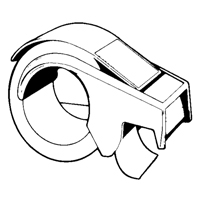 Hand Tape Dispenser, Standard Duty, Fits Tape Width Of 50.8 mm (2") Air Extreme Inc.