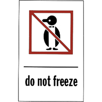 &eacute;tiquettes pour traitement sp&eacute;cial Do Not Freeze, 6" lo x 4" la, Rouge/blanc Air Extreme Inc.