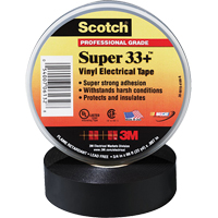 Scotch&reg; Super 33 Tape, 19 mm (3/4") x 20.1 m (66'), Black, 7 mils Air Extreme Inc.