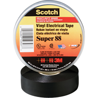 Scotch&reg; Super 88 Tape, 19 mm (3/4") x 20.1 m (66'), Black, 8.5 mils Air Extreme Inc.