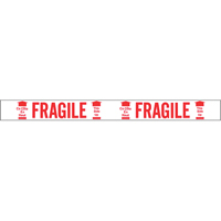 Bilingual Printed Tape – Fragile This Side Up , Red on White Air Extreme Inc.