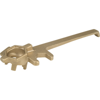 Deluxe Plug Wrenche, 1-1/4" Opening, 9" Handle, Non-sparking brass alloy Air Extreme Inc.