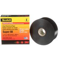 Scotch&reg; Vinyl Electrical Tape Super 88, 38 mm (1-1/2") x 33 m (108'), Black, 8.5 mils Air Extreme Inc.