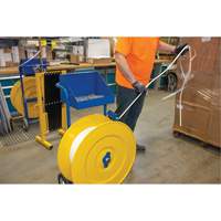Strapping Dispenser, Polyester/Steel/Polypropylene Straps, 16"/8" Core Dia., 3"/8"/6" Roll Width Air Extreme Inc.