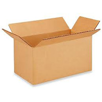 Corrugated Box, 8" L x 4" W x 4" H, Flute C Air Extreme Inc.