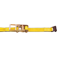 Ratchet Straps, Flat Hook, 3" W x 30' L, 5400 lbs. (2450 kg) Working Load Limit Air Extreme Inc.