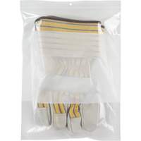 Sacs en poly avec espace inscriptible blanc, Refermable, 12" x 9", 2 mils Air Extreme Inc.