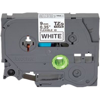 TZe Flexible Tape Cartridge, 9 mm x 26'/8 m, Black on White Air Extreme Inc.