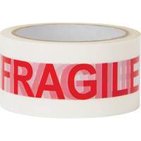 "Fragile" Box Sealing Tape, Hot Melt Adhesive, 2 mils, 48 mm (2") x 100 m (328') Air Extreme Inc.